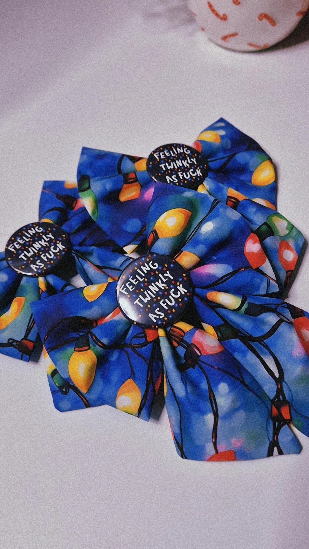 Twinkly as f**k slogan sailor bow