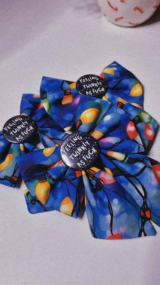 Twinkly as f**k slogan sailor bow