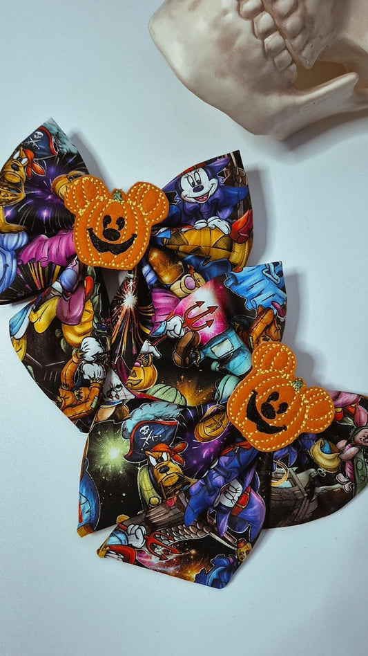 Limited edition 6 available nightmare on mouse street embroidered sailor bow