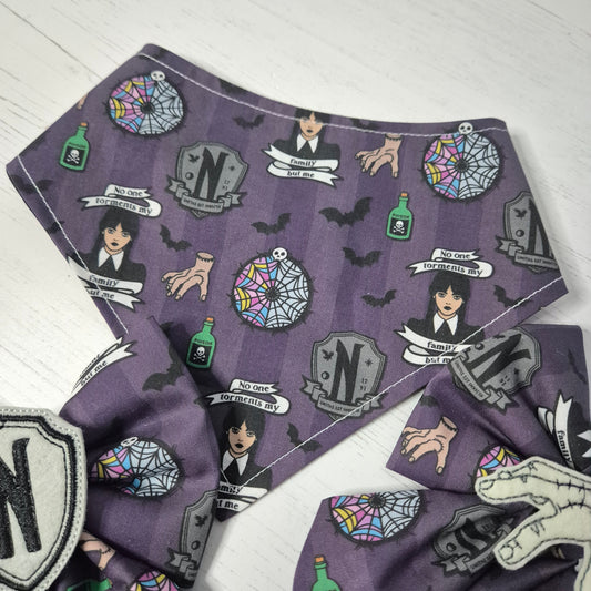 Nevermore print bandana