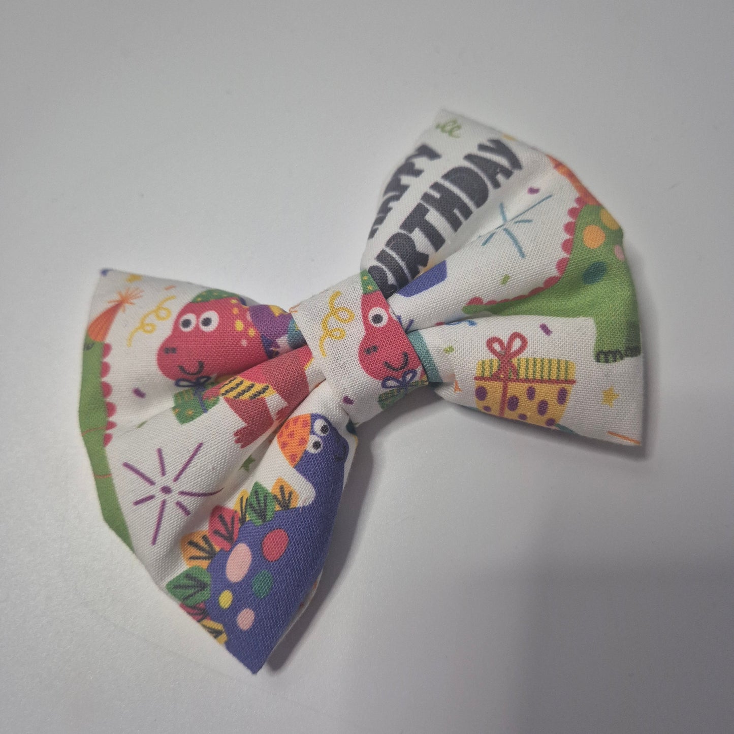 Plain bday dino bow