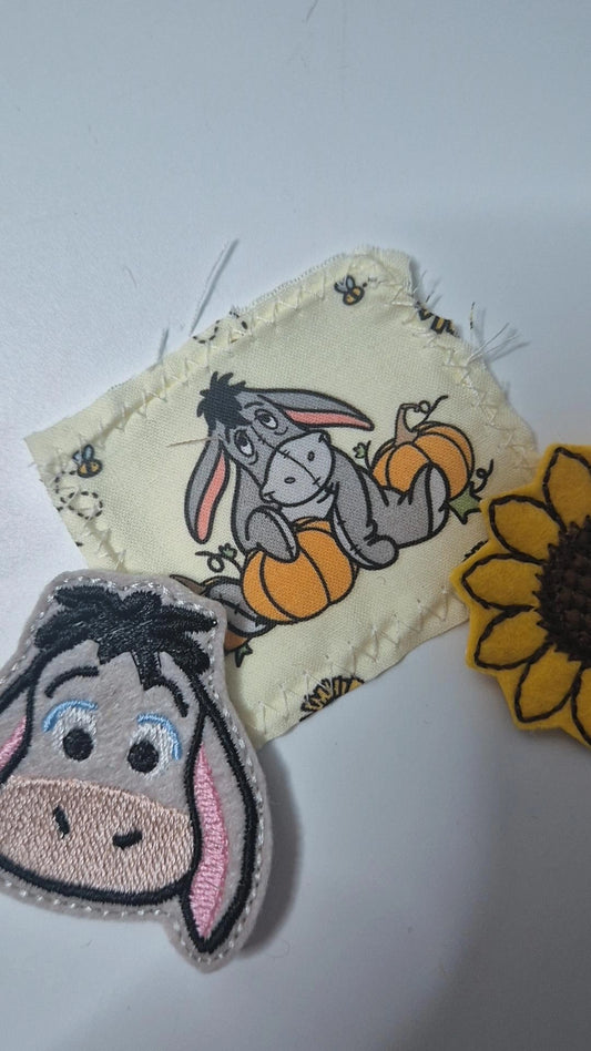 Sunflower donkey Scarecrow hat