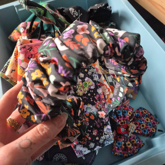 Ghost scrunchie headband (human) one available