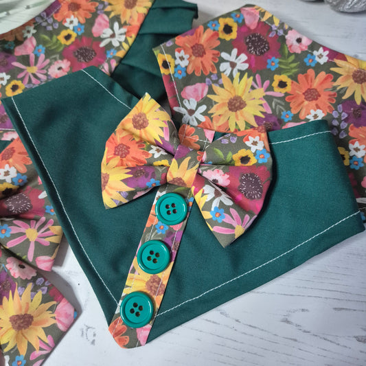 Autumn blooms shirt bandana