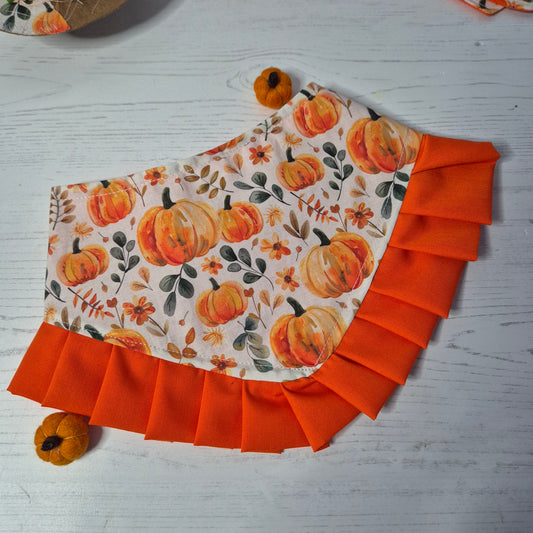 Pumpkin patch ruffle bandana