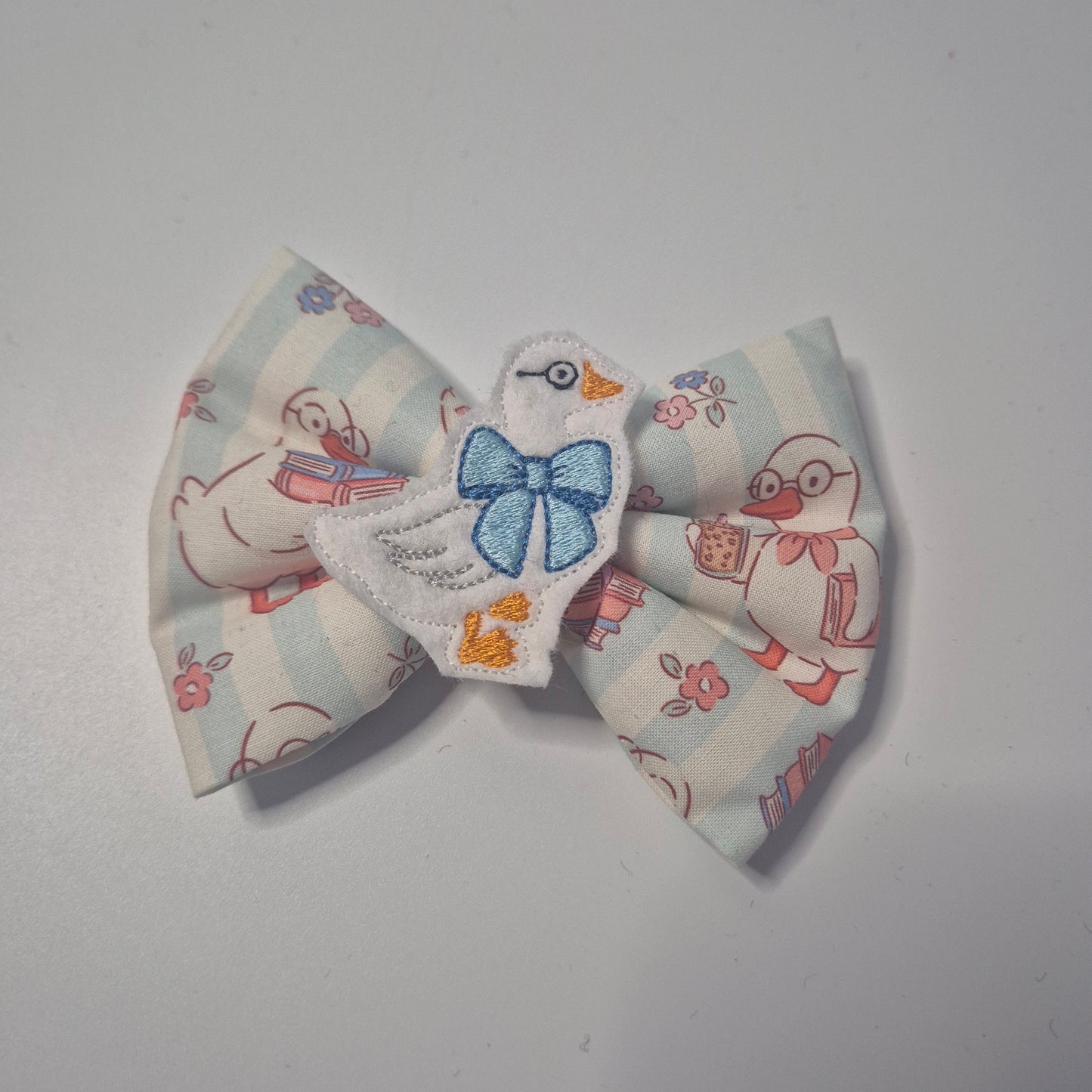 Blue goose bowtie