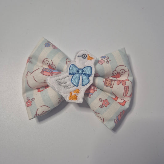 Blue goose bowtie