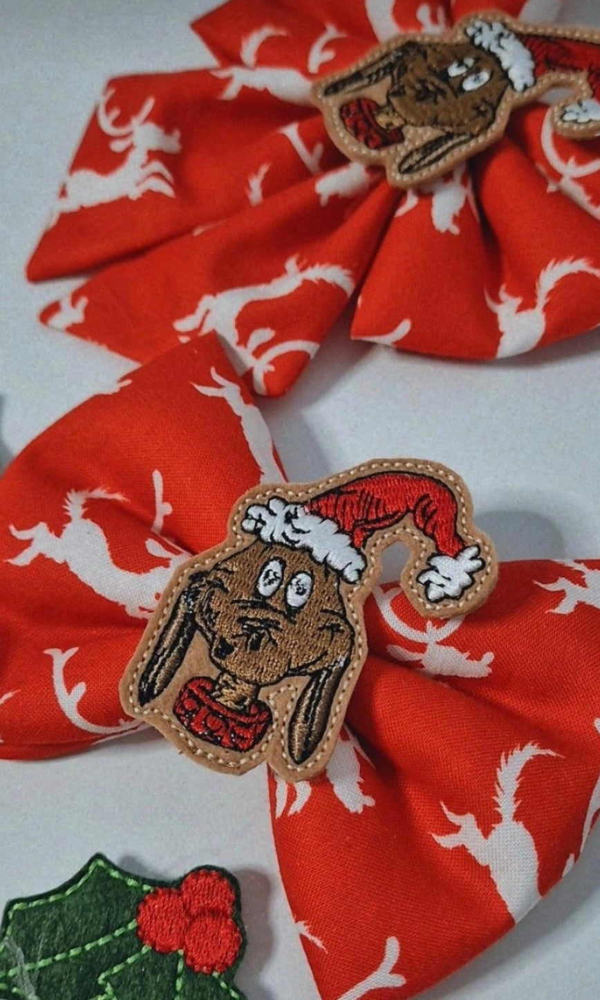 Max embroidered bowtie/ sailor bow