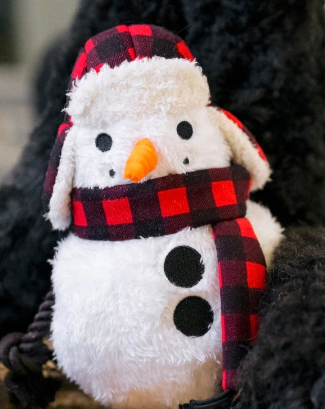 Snowman tug toy