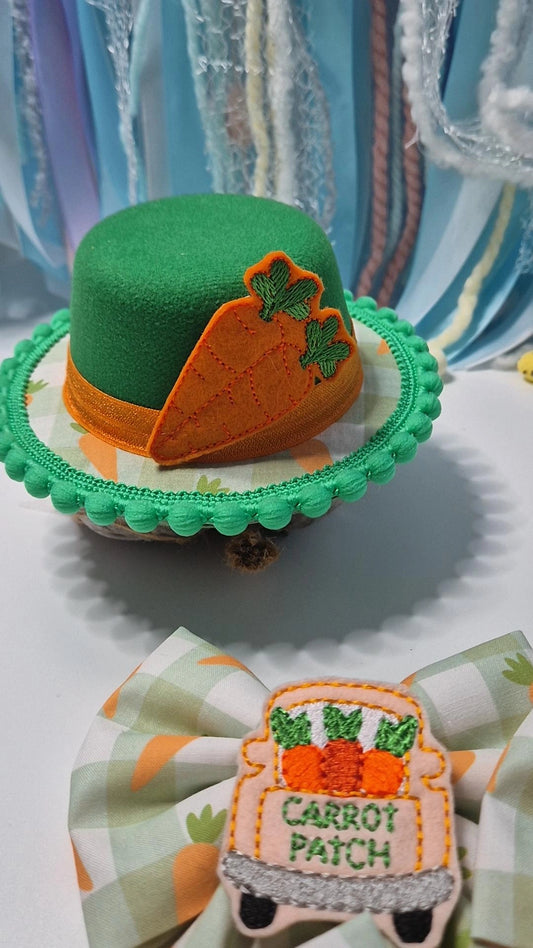 Carrot bowler hat (one available)